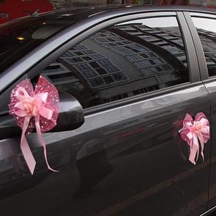 Hot Sale Wedding Car Decoration Door Handles Rearview Mirror Diy