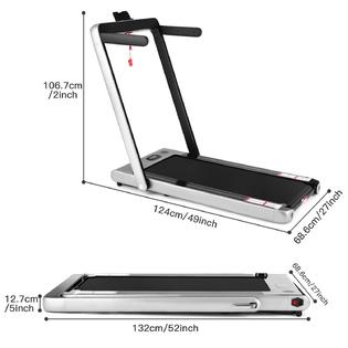 Hot Sale 2 In 1 Folding Electric Treadmill Under Desk Smart 2 25