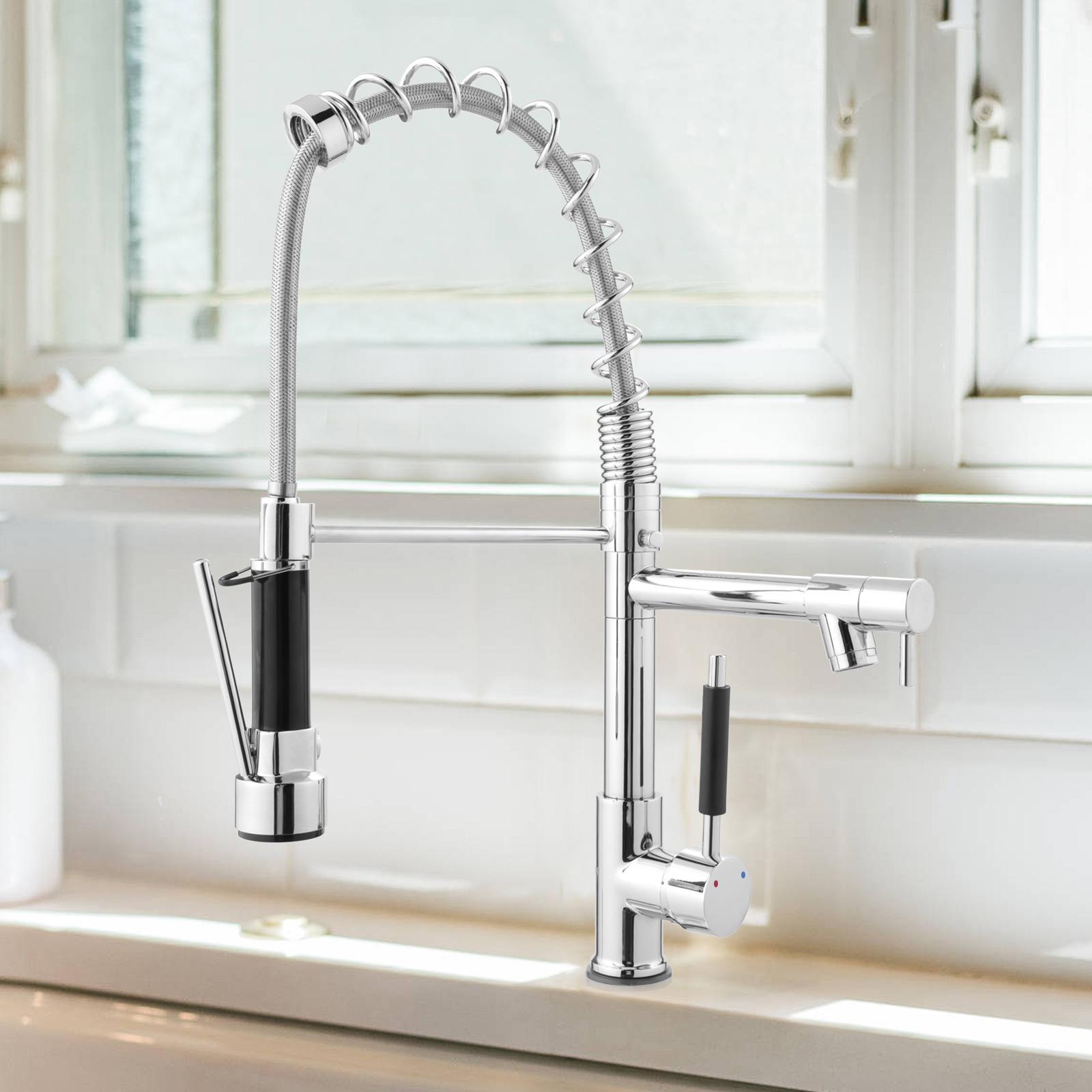 Generic Modern Kitchen Faucet Pull Down Sprayer Sink High ...