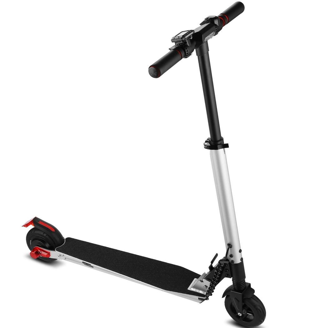 SelectBrand Adjustable Height Electric Scooter Rear Wheel Drive 18 MPH
