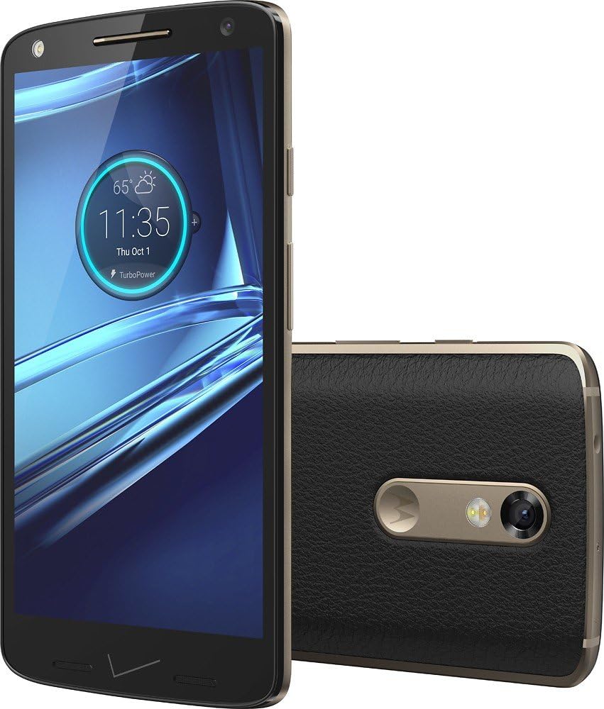 Motorola DROID Turbo 2 XT1585 Black Leather (Verizon Wireless) Smartphone 32GB  