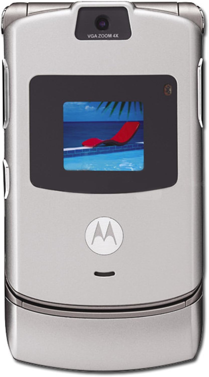 Motorola RAZR V3m Silver (Verizon) Flip Phone