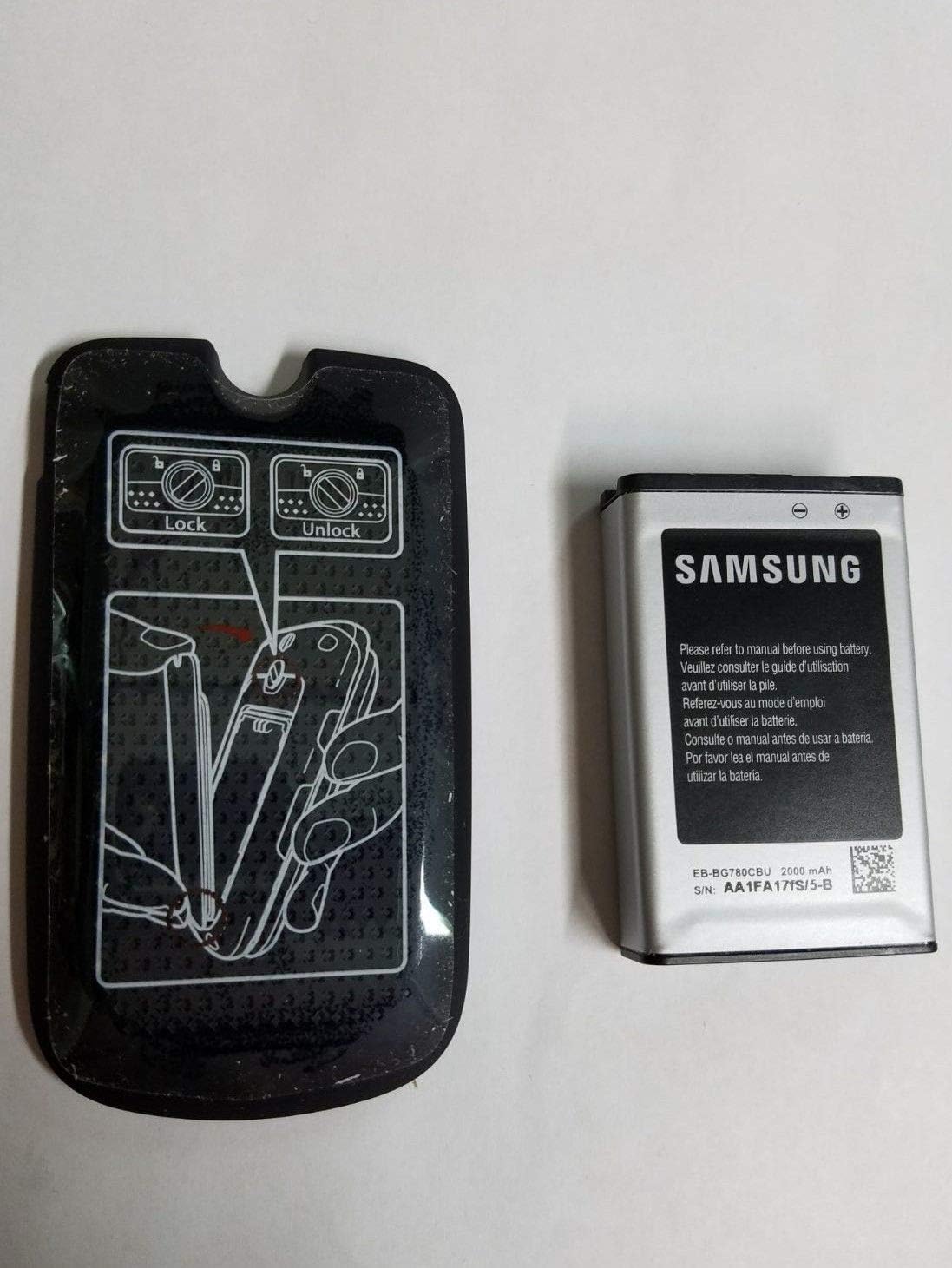 Samsung Rugby 4 B780A Extended Battery and Extended Back Cover Door
