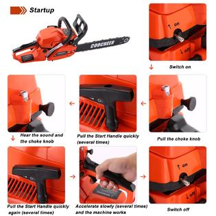 Niceshopping Nsh040320165 New Chain Saw Petrol 62cc