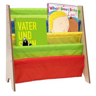 Bestvalue Kids Bookshelf Toy Storage Rack With Fabric Sleeves