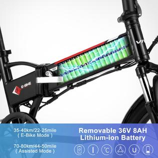 Vivi New Foldable Electric Bike eBike 350W 36V Mountain Bike MTB 7