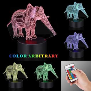 Special Offer Creative 3d Visualization Lamp Night Light Usb Table Desk Lamp 7 Color Changing