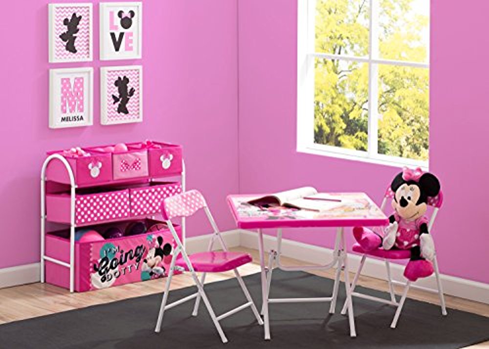 Delta Children Disney Minnie Mouse Playroom Solution Set