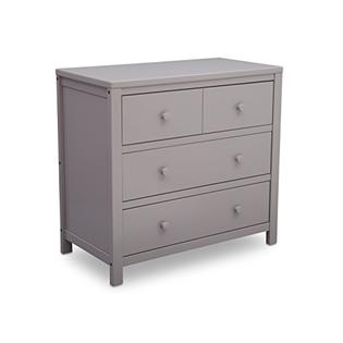 Delta Children Wood Uni Nursery 3 Drawer Single Dresser Grey