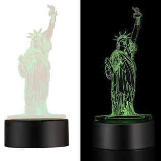 Newfashion Creative 3d Visualization Lamp Night Light Usb Table Desk Lamp 7 Color Changing
