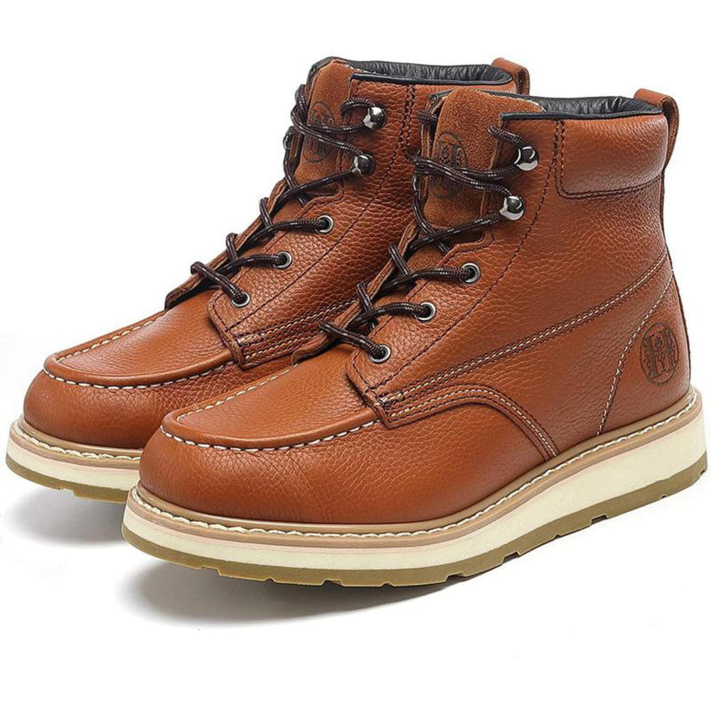 HANDPOINT CK302 Men's Boots Soft Toe Construction Work Shoes Brown
