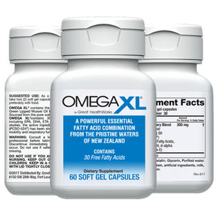 Omega XL 60ct by Great HealthWorks: Small, Potent, Joint Pain ...