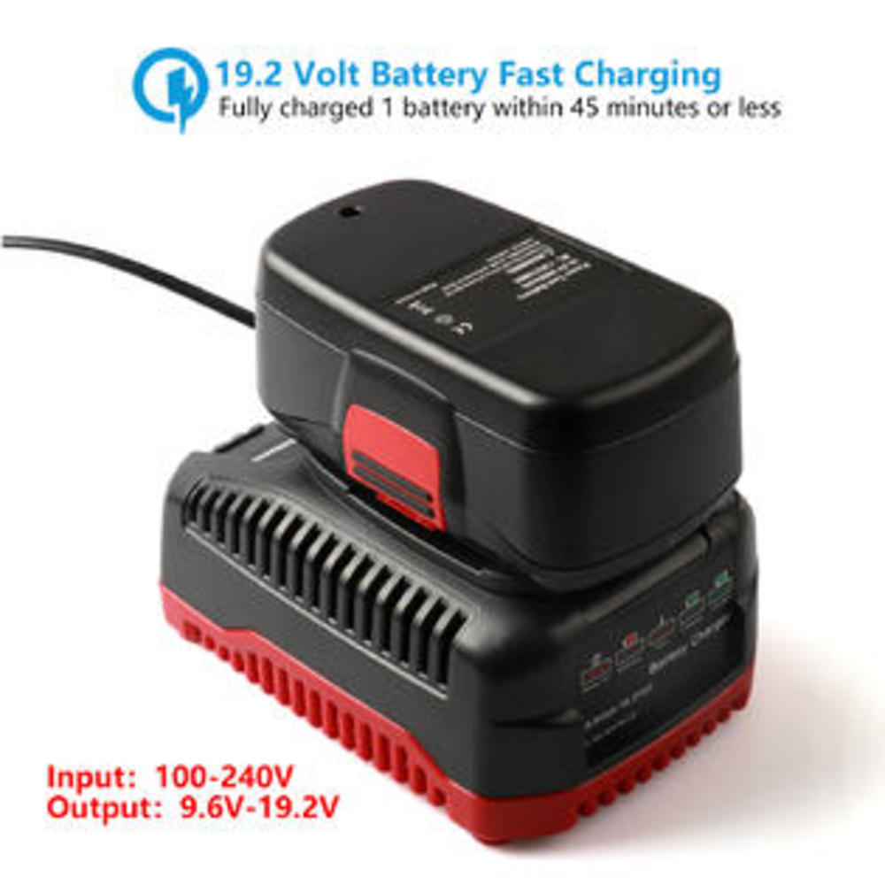 Direct factory 2pack Craftsman C3 19.2 Volt 3.0Ah Battery & Charger Compatible Lithium ion & NIMH