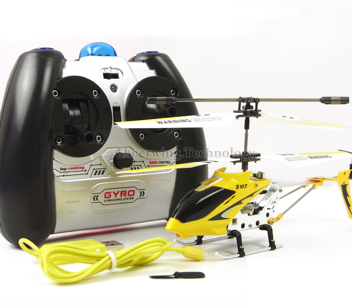 Direct factory Cheerwing S107G RC Helicopter 3.5CH Mini Metal Remote Control GYRO Kids Gift