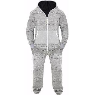 Skylinewears Adult Onesies, One-Piece Pajama Jumpsuits for Men and Women, Unisex Playsuit Non Footed Pajama With Hood