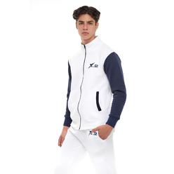 X-2 Mens Athletic Full Zip Fleece Tracksuit Jogging Sweatsuit Activewear