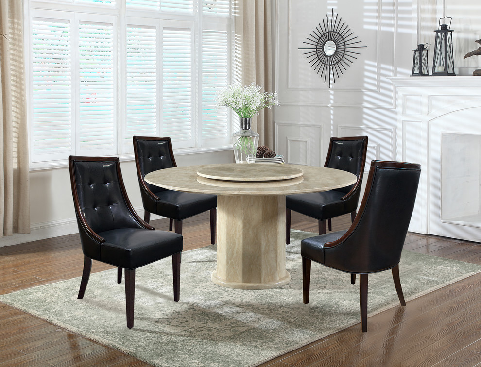 Best Master Furniture Traditional Faux, Best Master Furniture Faux Leather Dining Chairs