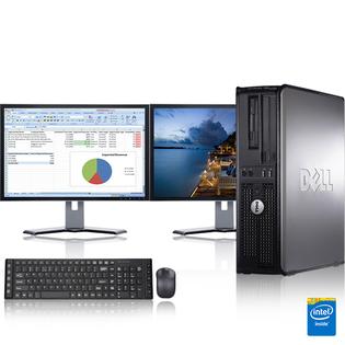 Dell Optiplex 2 9 Ghz Core 2 Duo Pc 8gb 1 Tb Hdd Windows 7 X64 Office 365 19 Dual Monitor Wireless Mouse Keyboard