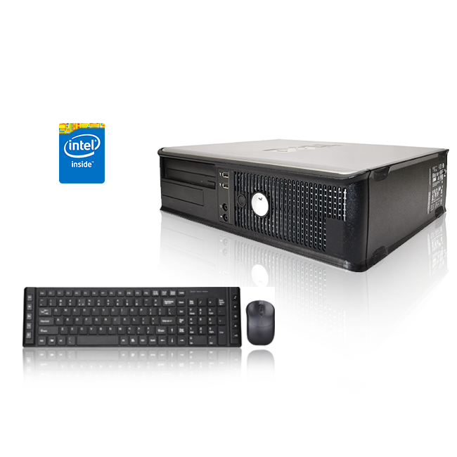 752695040730 Dell Optiplex  GHz Core 2 Duo PC, 4GB, 250 GB HDD, Windows  7 x64, Office 365, USB Mouse & Keyboard