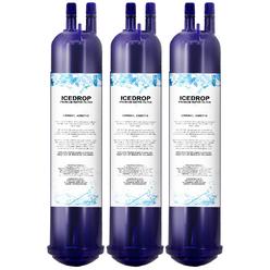 Ice Drop Refrigerator Water Filter Compatible with Filter3C, 4396841, 4396842, LT1WB2L, EFF-6008, EDR3RXD1B, 4396711 (3 Pack)