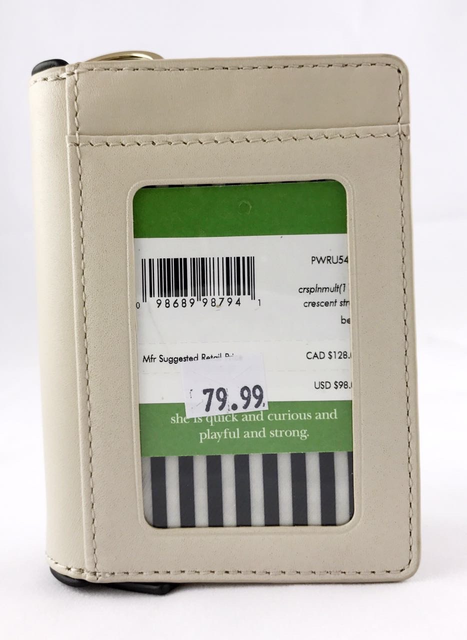 Kate Spade Crescent Street Beca Key Chain Card Holder Wallet Fl Kate Spade Crescent Street Beca Key