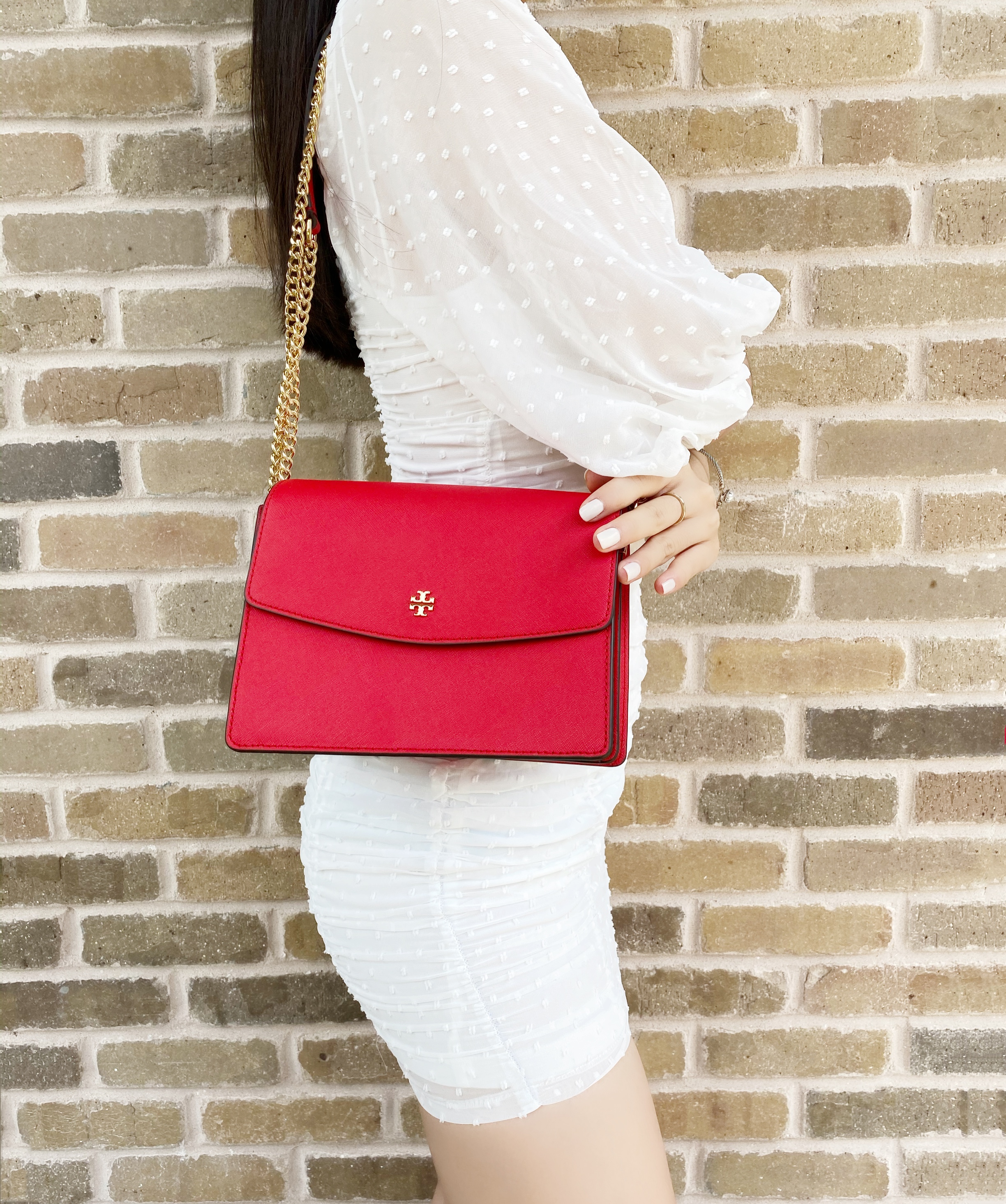 Tory burch emerson envelope adjustable shoulder bag clearance