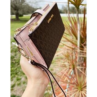 Michael kors pink brown purse Clearance