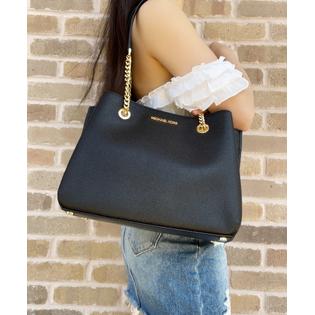 Teagan large pebbled leather shoulder bag michael kors Outlet