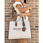 Michael Kors Mirella Medium EW Tote Bag Vanilla MK Signature