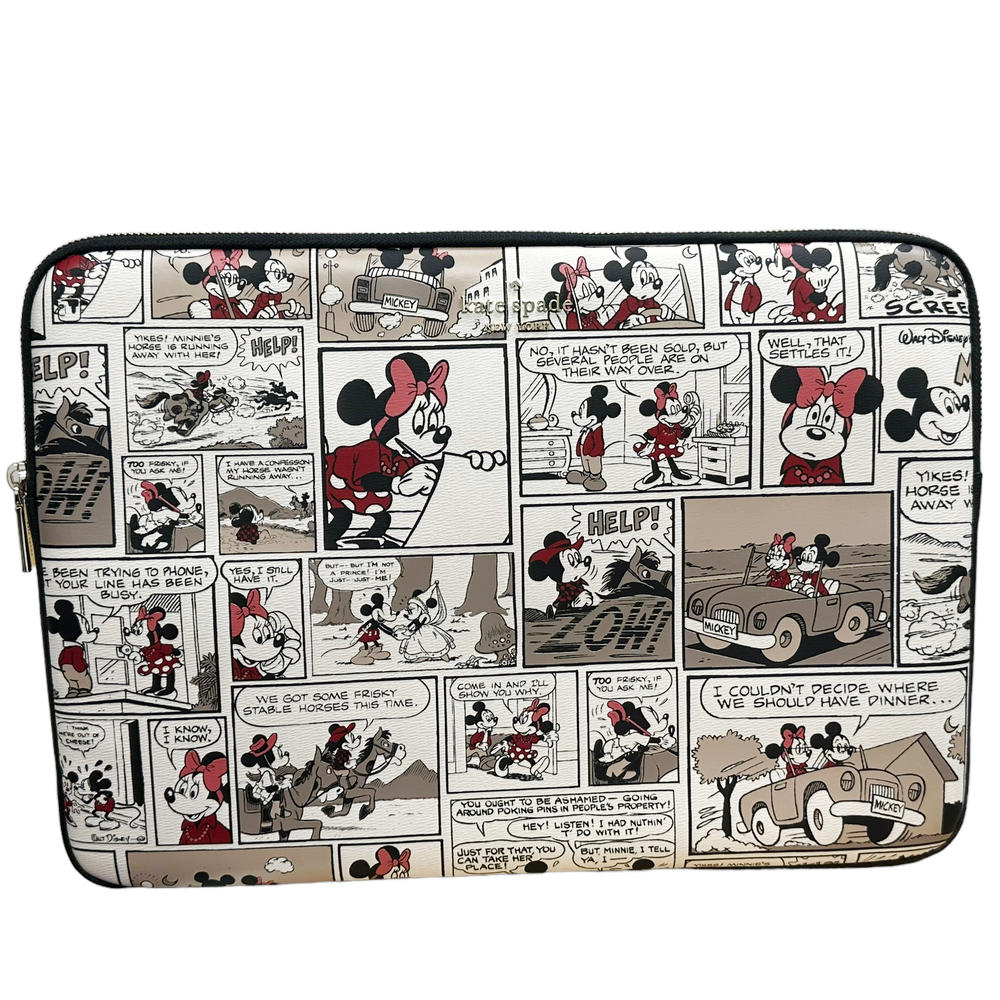Kate Spade x Disney Minnie Mouse Comic Strip Universal 15 Inch Laptop Sleeve