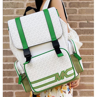 Michael Kors Cooper Utility Rucksack Flap Pocket Large Backpack