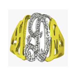Rylos Personalized 6MM Name Baby Ring 14K Yellow or 14K White Gold.  Special Order, Made to Order.