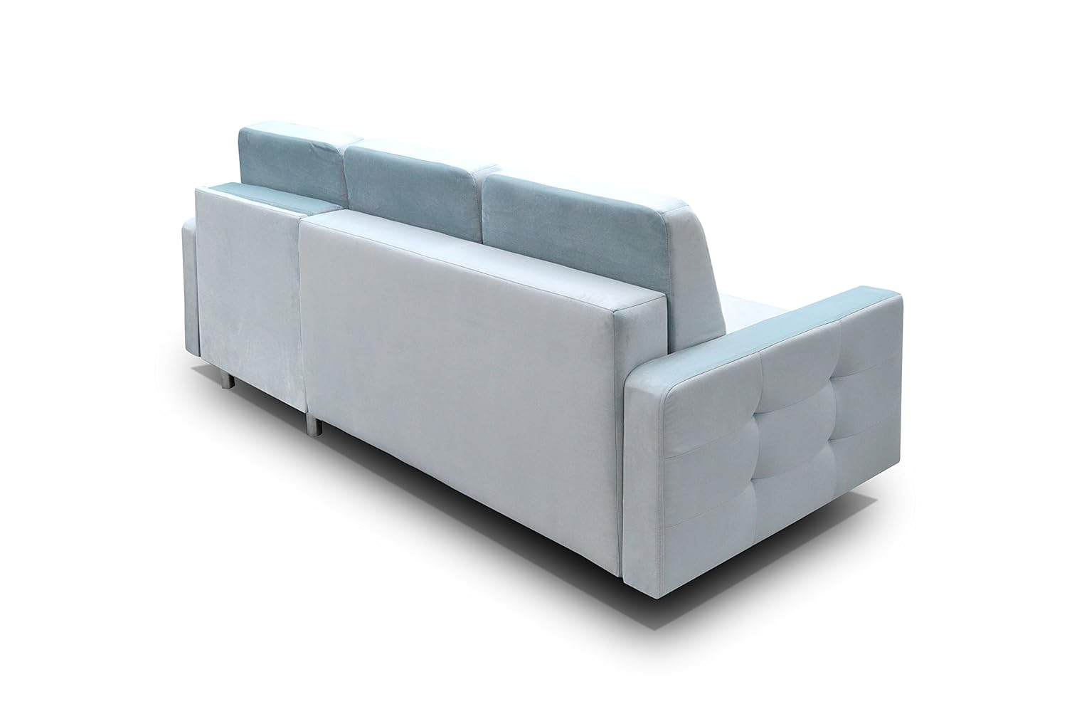 Meble Furniture Rugs Vegas Futon Sectional Sofa Bed And Arm Chair Meble Furniture Rugs Vegas Futon Sectional Sofa Bed And Arm Chair Queen Sleeper With Storage Blue