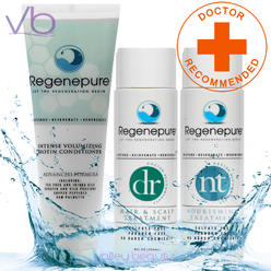 RegenePure DR Shampoo + NT Treatment + Biotin Conditioner