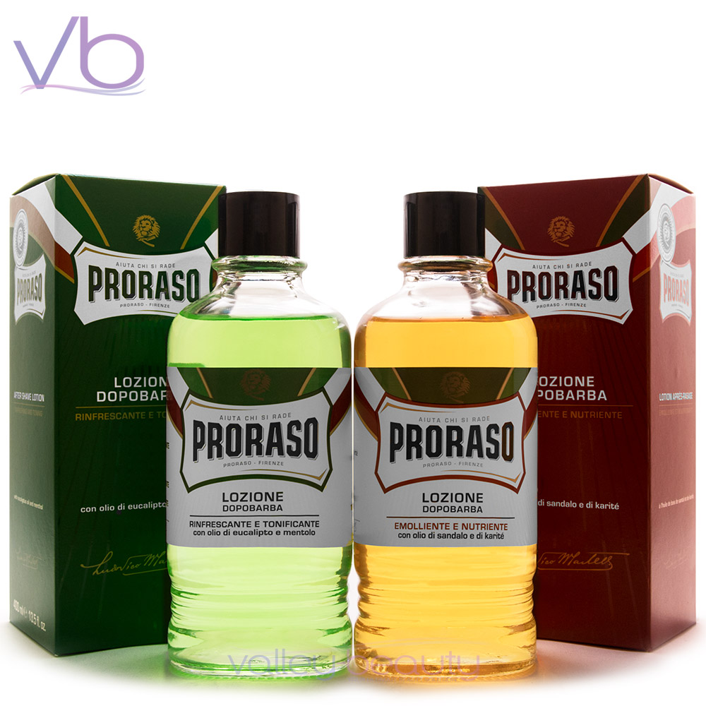 Proraso Red & Green After-Shave Lotion Barber Size, 2x 400ml