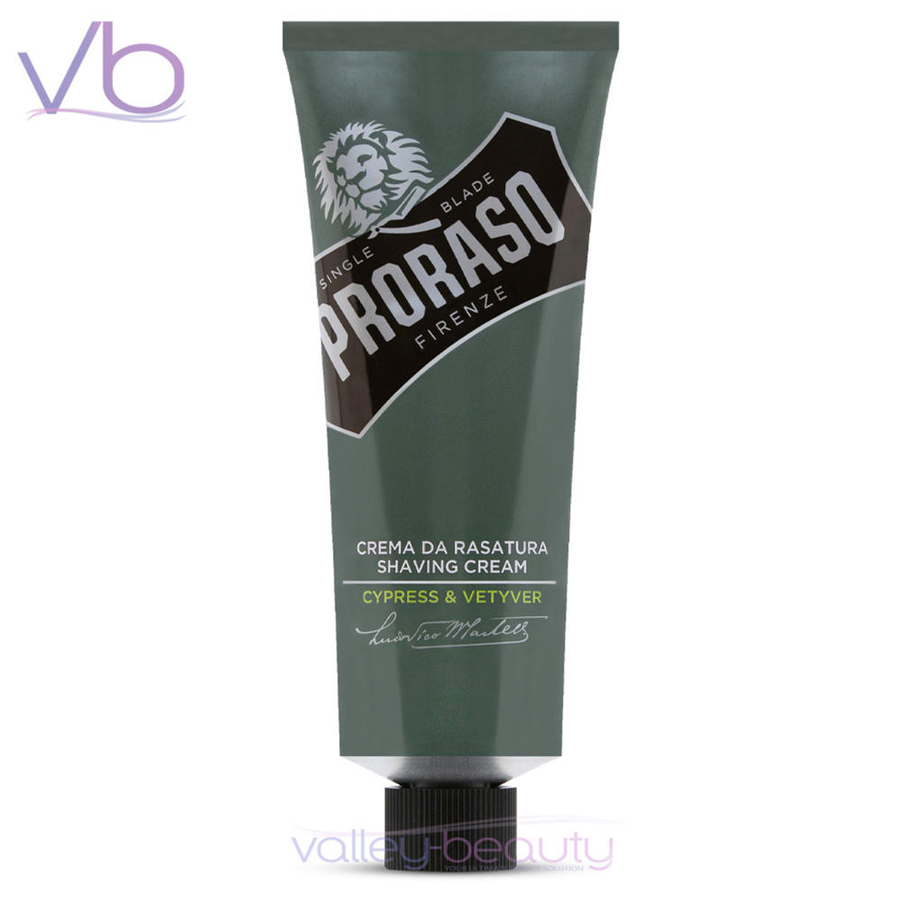 Proraso Single Blade Cypress & Vetyver Shaving Cream, 100ml