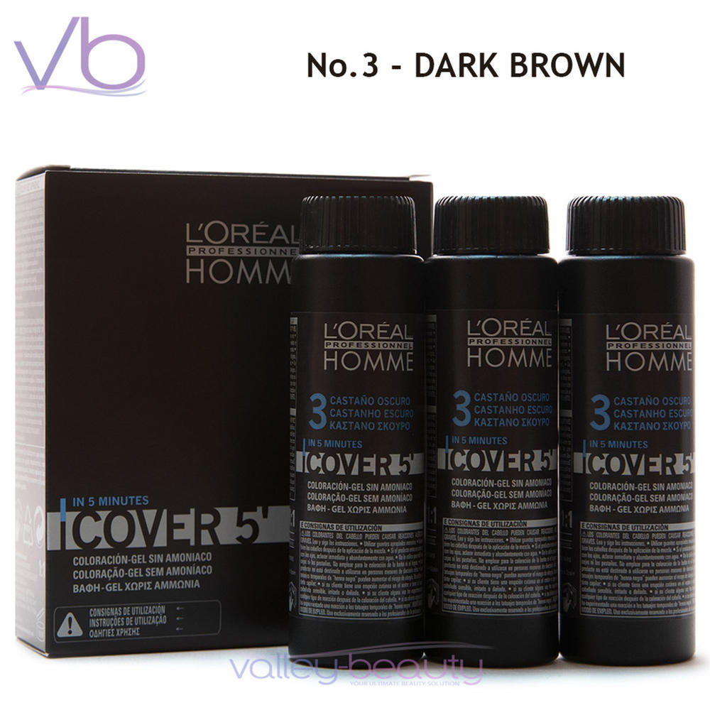 L'Oreal L’Oreal Professionnel Homme Cover 5 (No.3 Dark Brown)