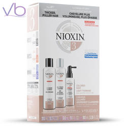 Nioxin Sytem 3 Hair Care Kit for Color-Treated Hair with Light Thinning