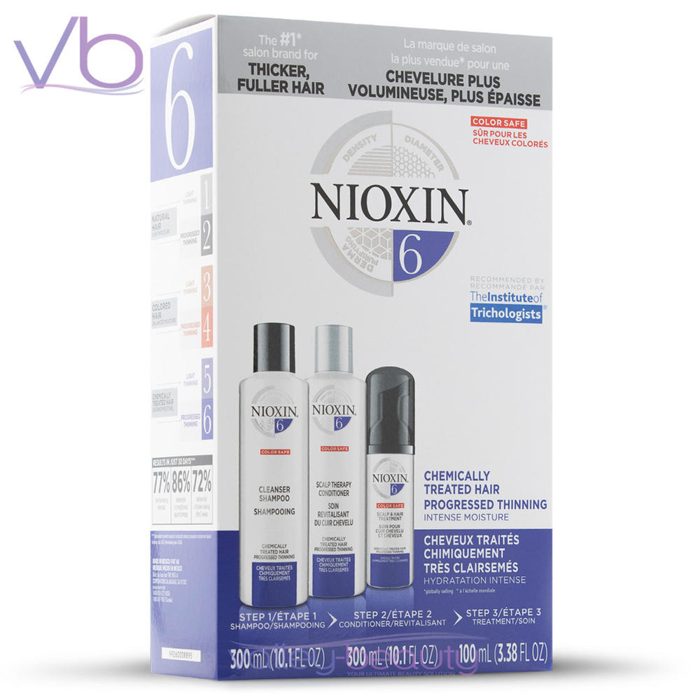 Nioxin Sytem 5 Hair Care Kit for Chemically-Treated Hair with  Progressed Thinning