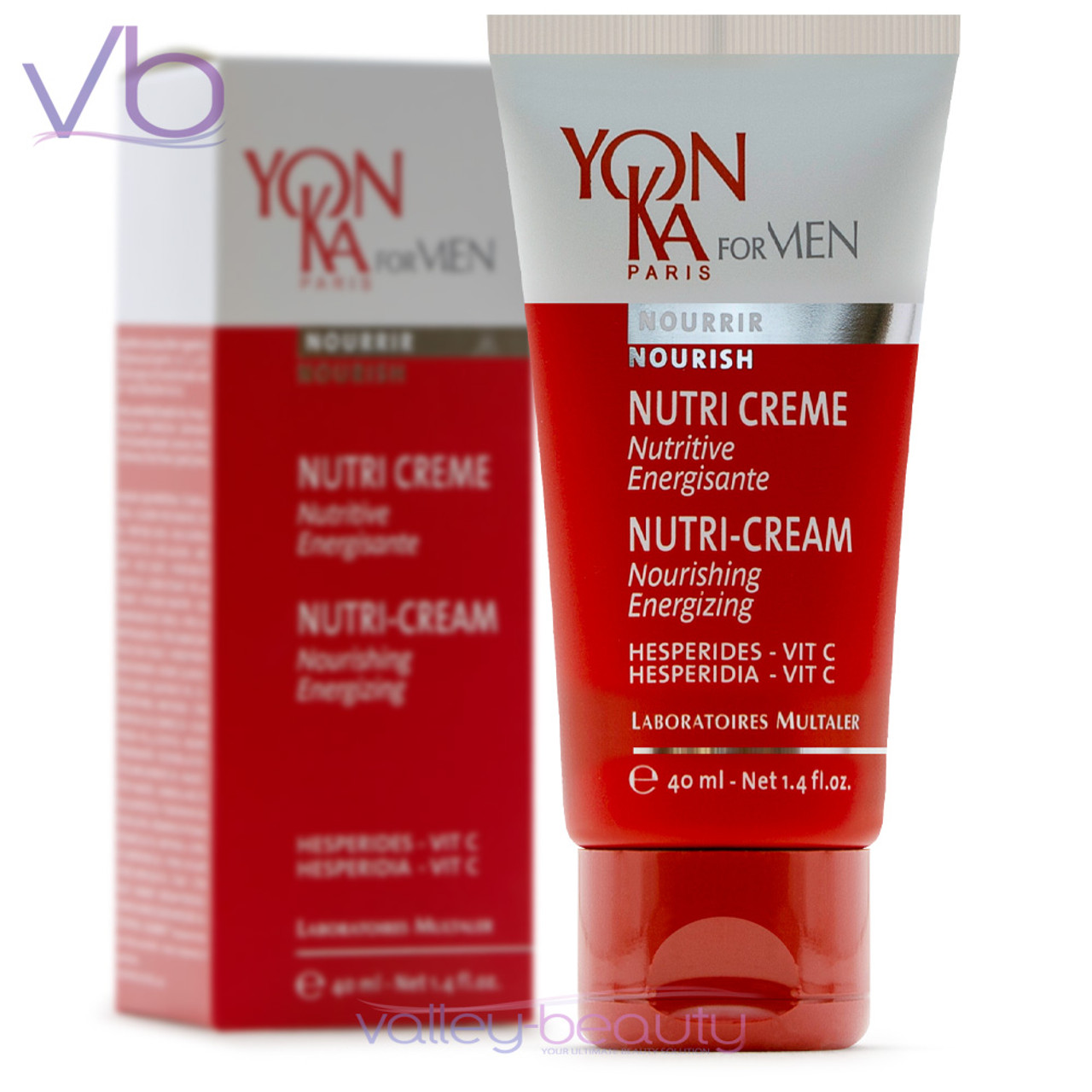Yonka for Men Nutri-Cream | Nourishing & Energizing Moisturizer, 1.4 fl.oz. EXP 04/2025
