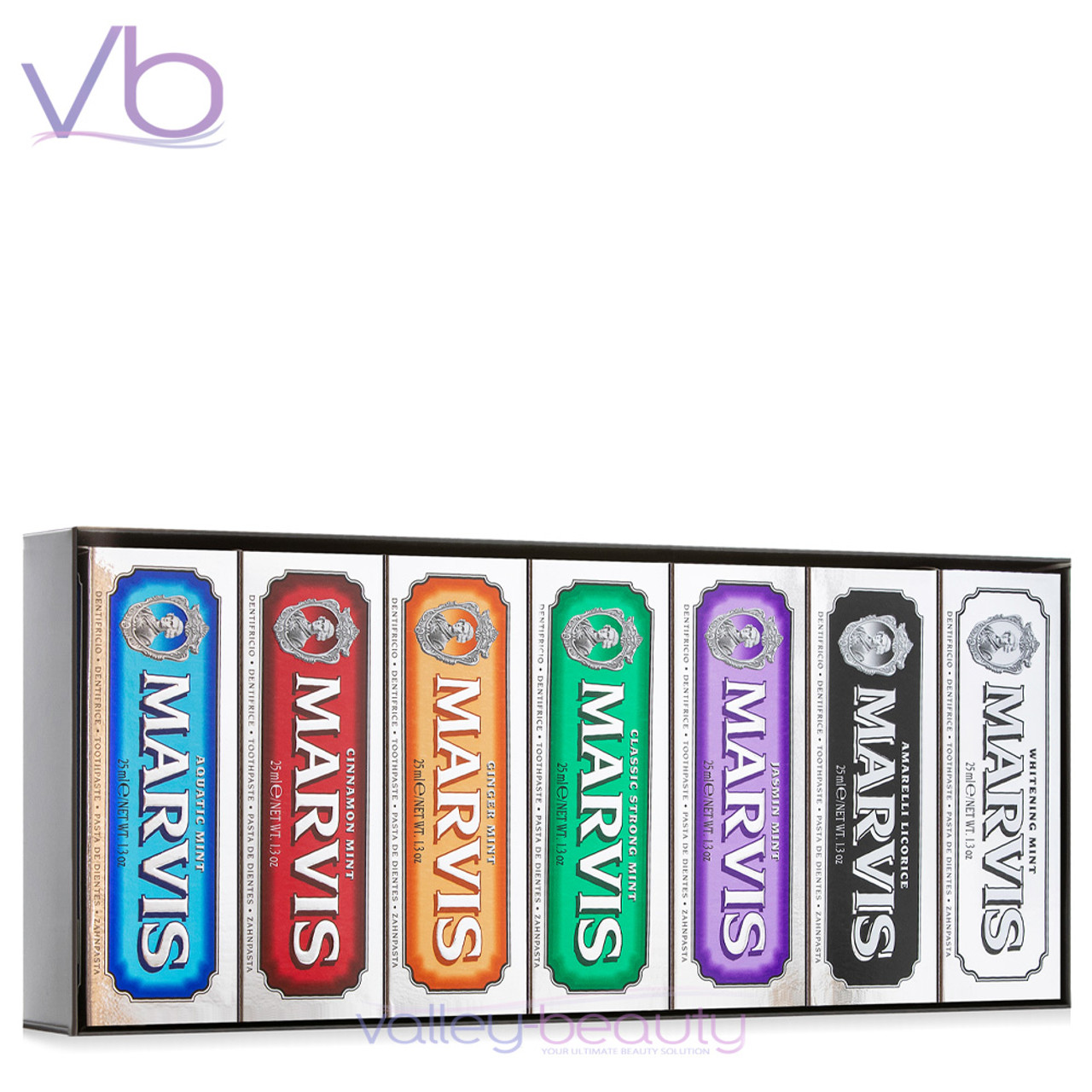 Marvis 7 Flavor Box | Italian Toothpaste for Each Day Of the Week
