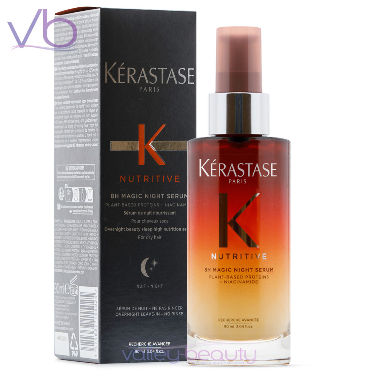Kerastase Nutritive 8H Magic Serum | Overnight Beauty Sleep High Nutrition Concentrate, 3.04 fl oz 