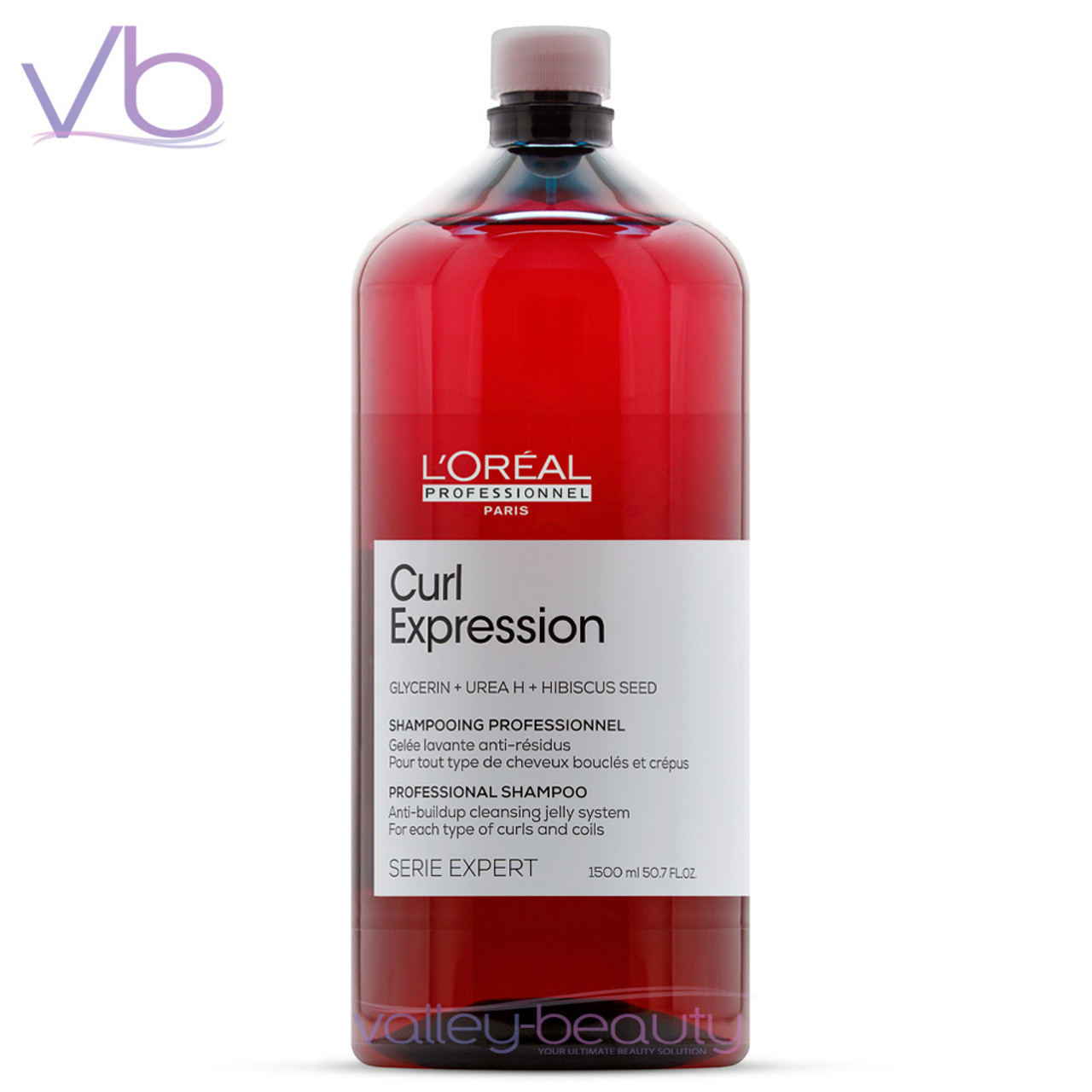 L'Oreal L’Oreal Curl Expression Anti Buildup Shampoo with Pump | Gentle Jelly Cleanser for Curly, Coily and Wavy Hair, 1500ml