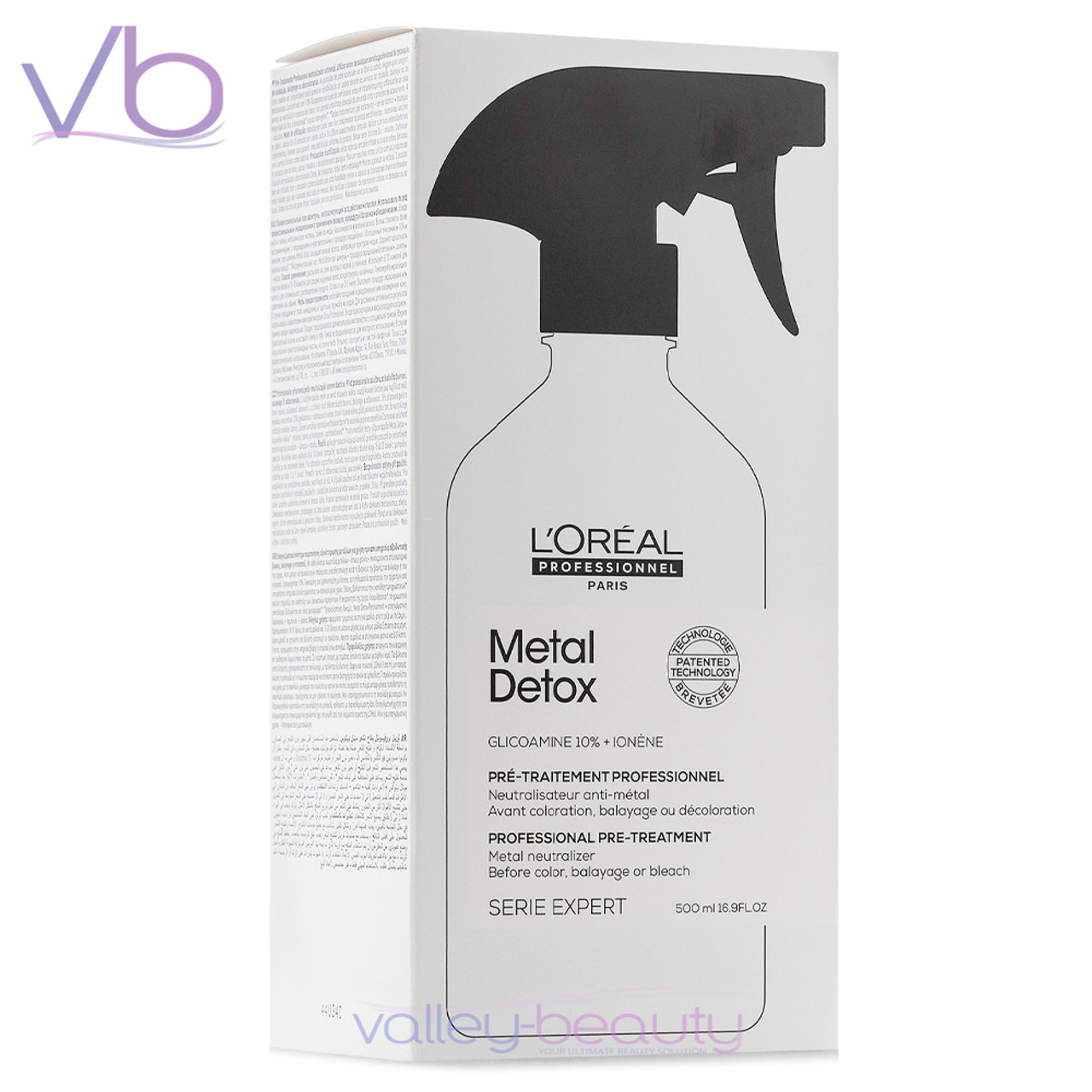 L'Oreal L’Oreal Professionnel Serie Expert Metal Detox Pre-Treatment | Neutralizing Spray Before Color, Balayage or Bleach, 16.9fl.oz.