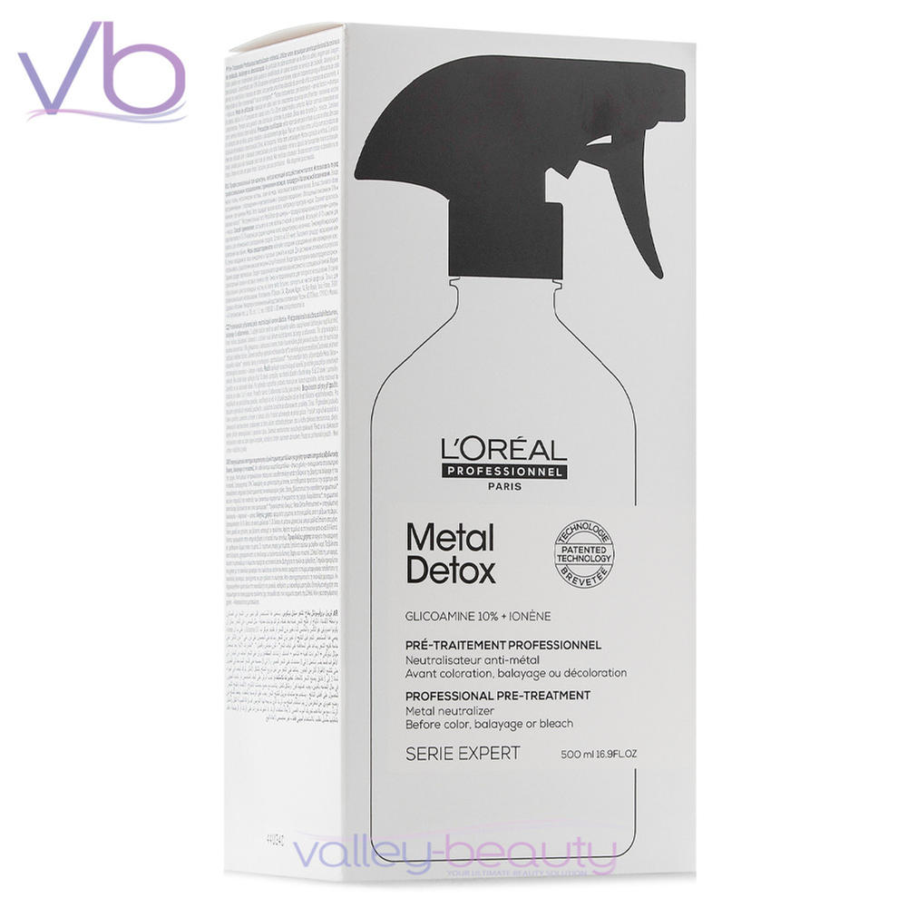 L'Oreal L’Oreal Professionnel Serie Expert Metal Detox Pre-Treatment | Neutralizing Spray Before Color, Balayage or Bleach, 500ml