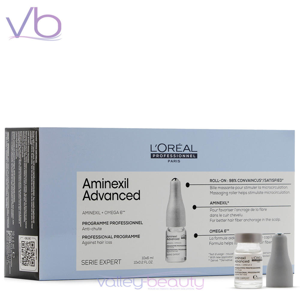 L'Oreal Professionnel Serie Expert Aminexil Advanced Anti-Chute | Programm Againts Hair Loss, 10x6ml Vials