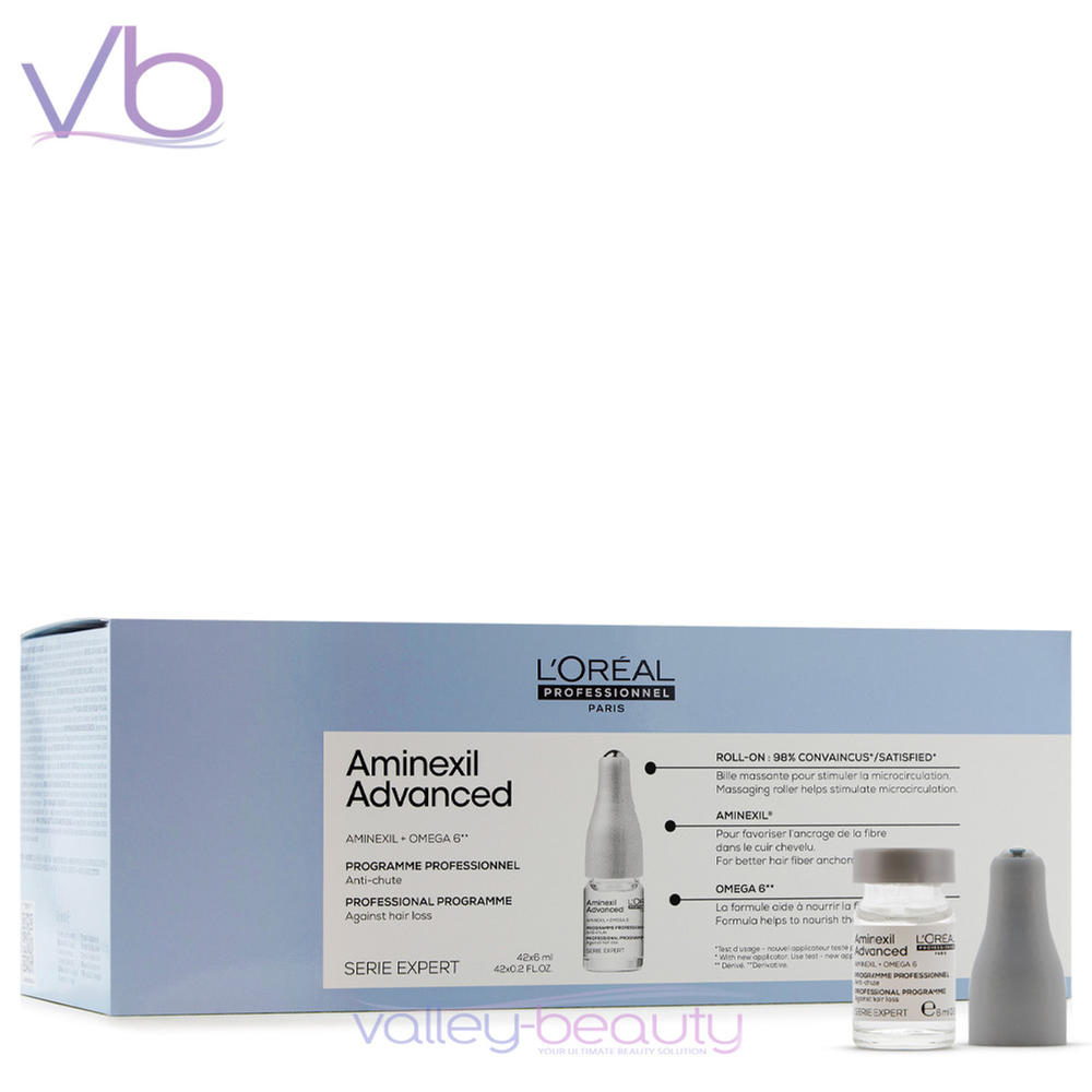 L'Oreal Professionnel Serie Expert Aminexil Advanced Anti-Chute | Programm Againts Hair Loss, 42x6ml Vials