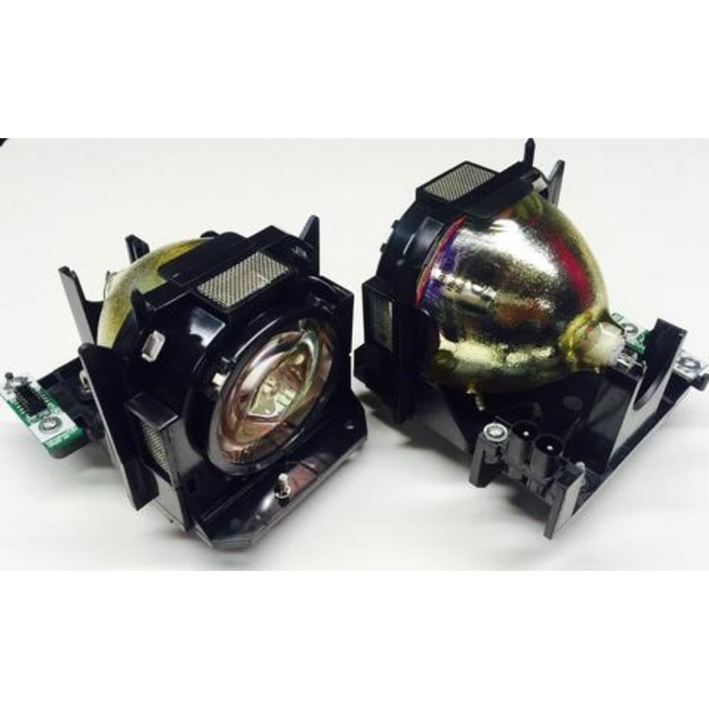 Buyquest PT-DW740S (Twin Pack)  OEM Replacement Projector Lamp for Panasonic. Includes New Osram UHM (Dual Lamps) 300W Bulb and Housing