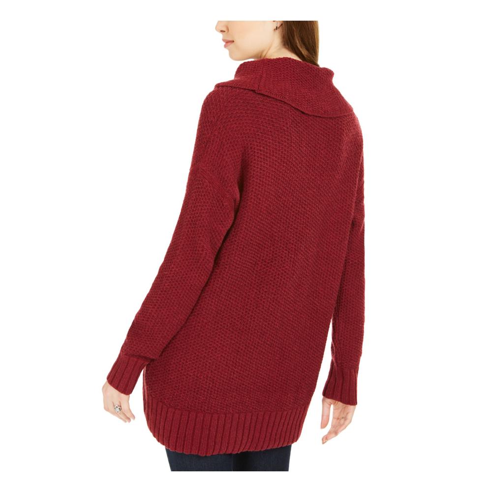 Style Company Womens Red Long Sleeve Cowl Neck Sweater Petites Size Pp Style Company Womens Red Long Sleeve Cowl Neck Sweater Petites Size Pp