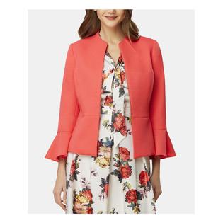 Tahari Tahari Womens Coral Zip Up Jacket Size 16 Tahari Tahari Womens Coral Zip Up Jacket Size 16